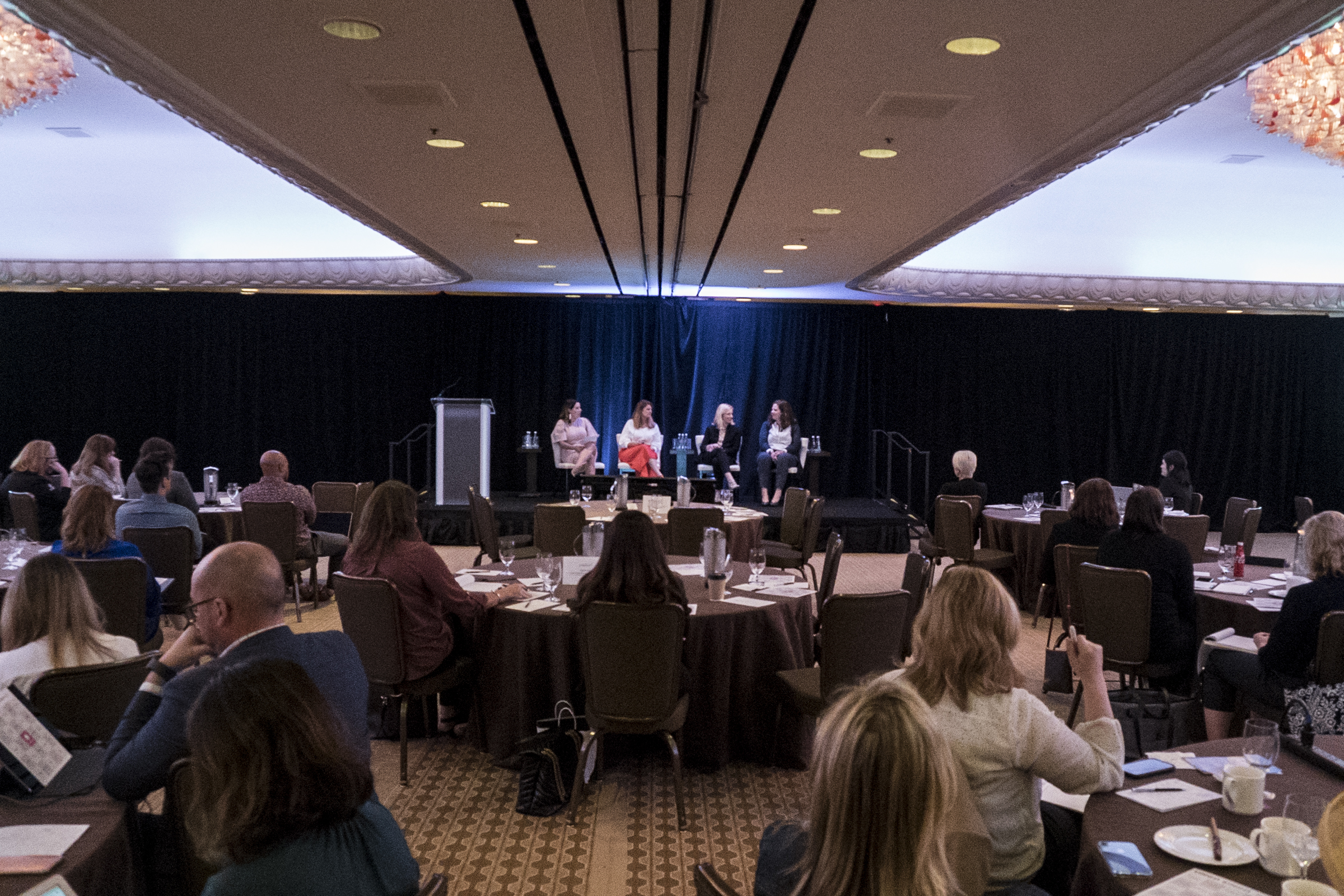 2019 Marketing & Communications Summit audience and panel discussion