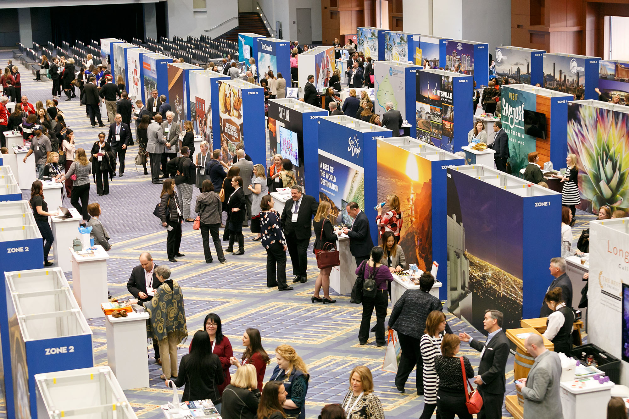 2018 Destination Showcase show floor