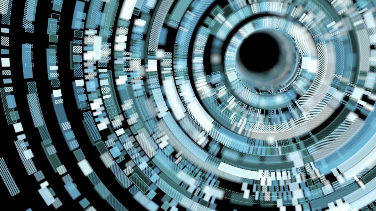 Computer Developed Image with circles