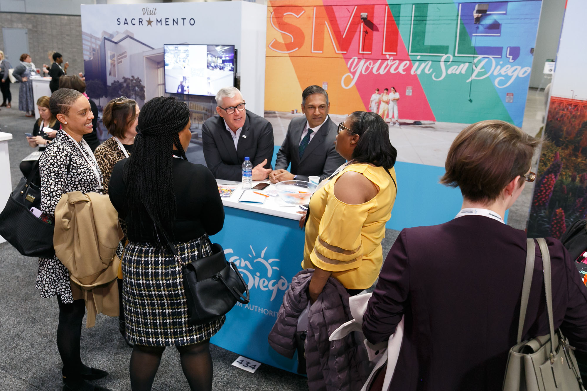 2020 Destination Showcase booth