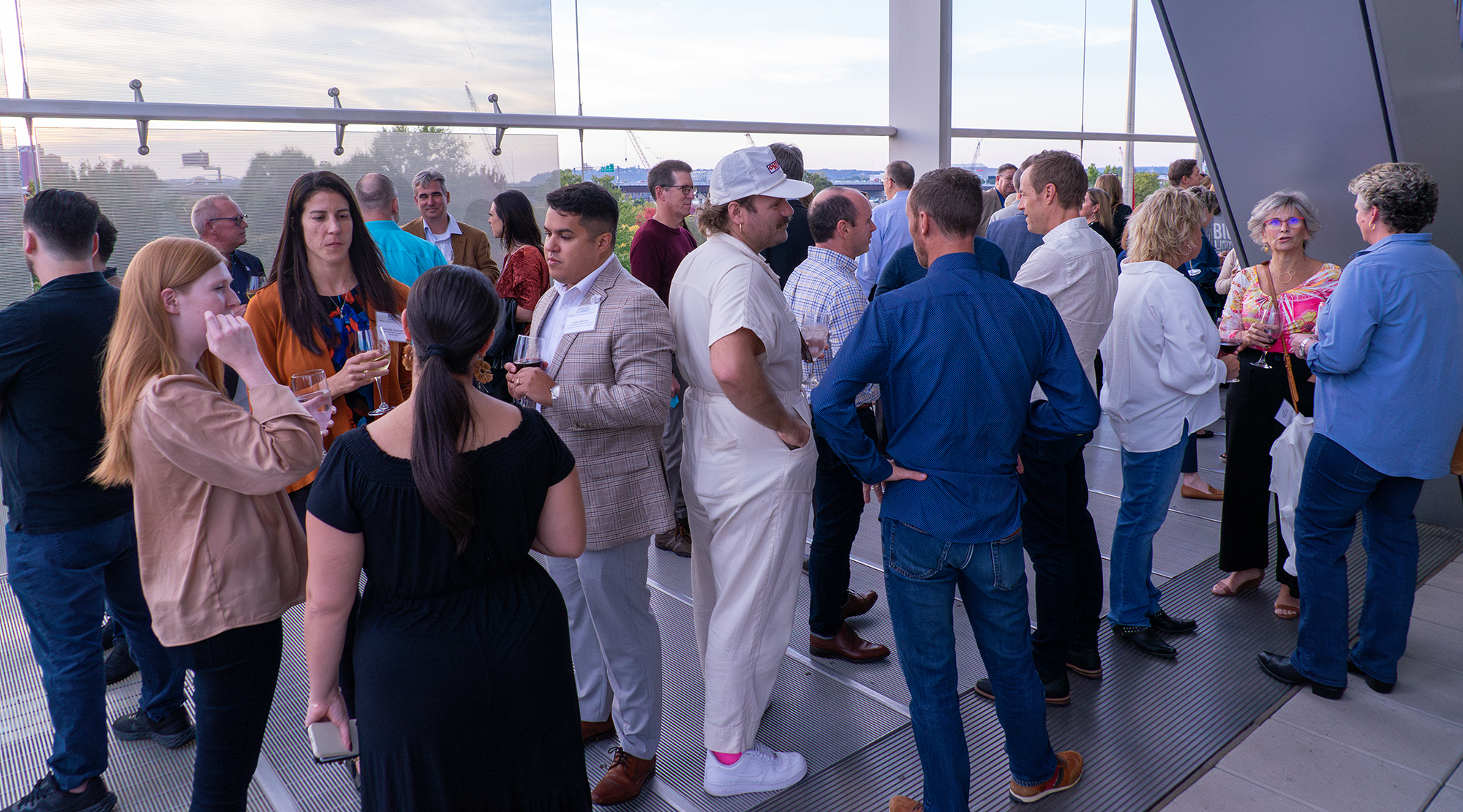 networking at a conference