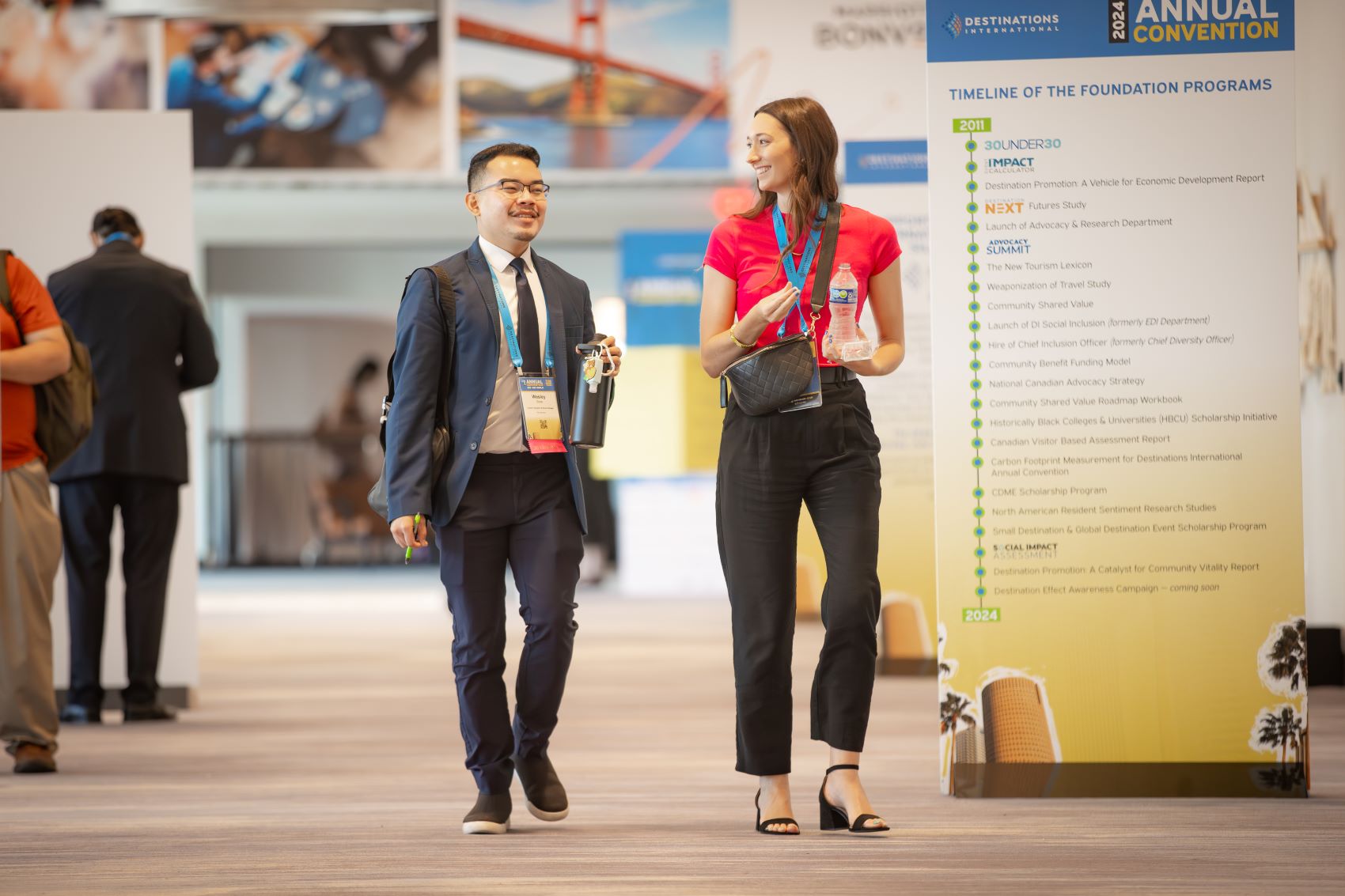 networking at a conference