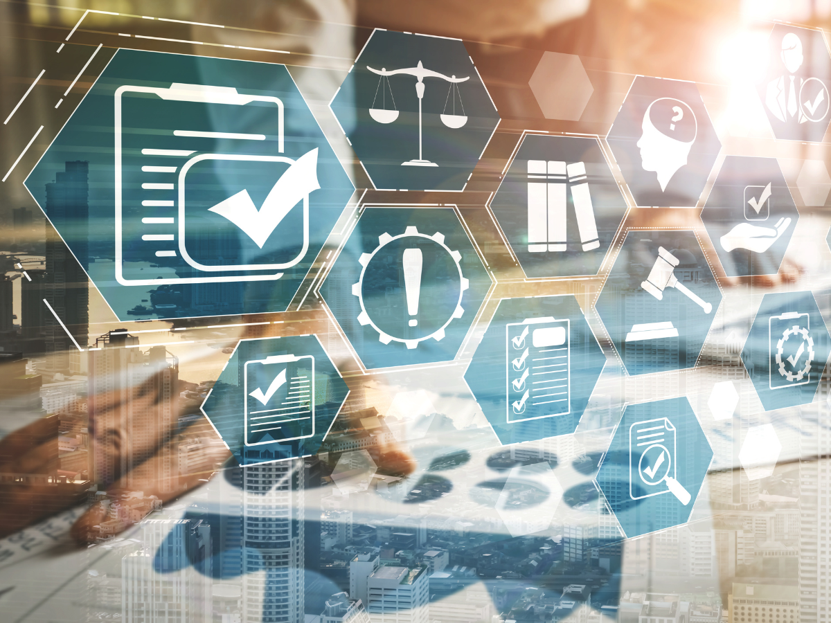 AI represented through a graphic