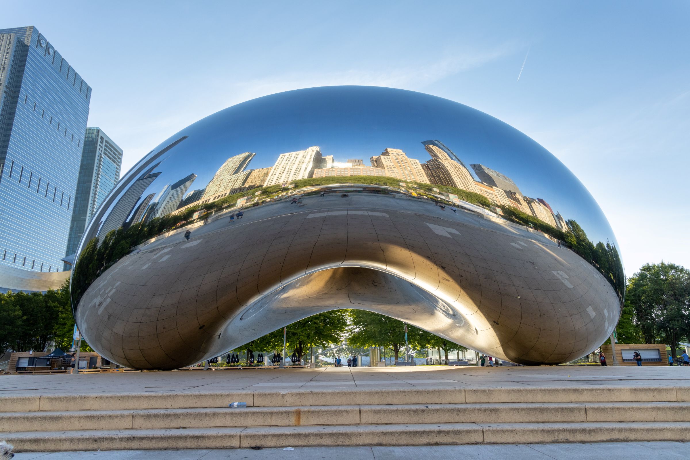 bean sculpture in Chicago