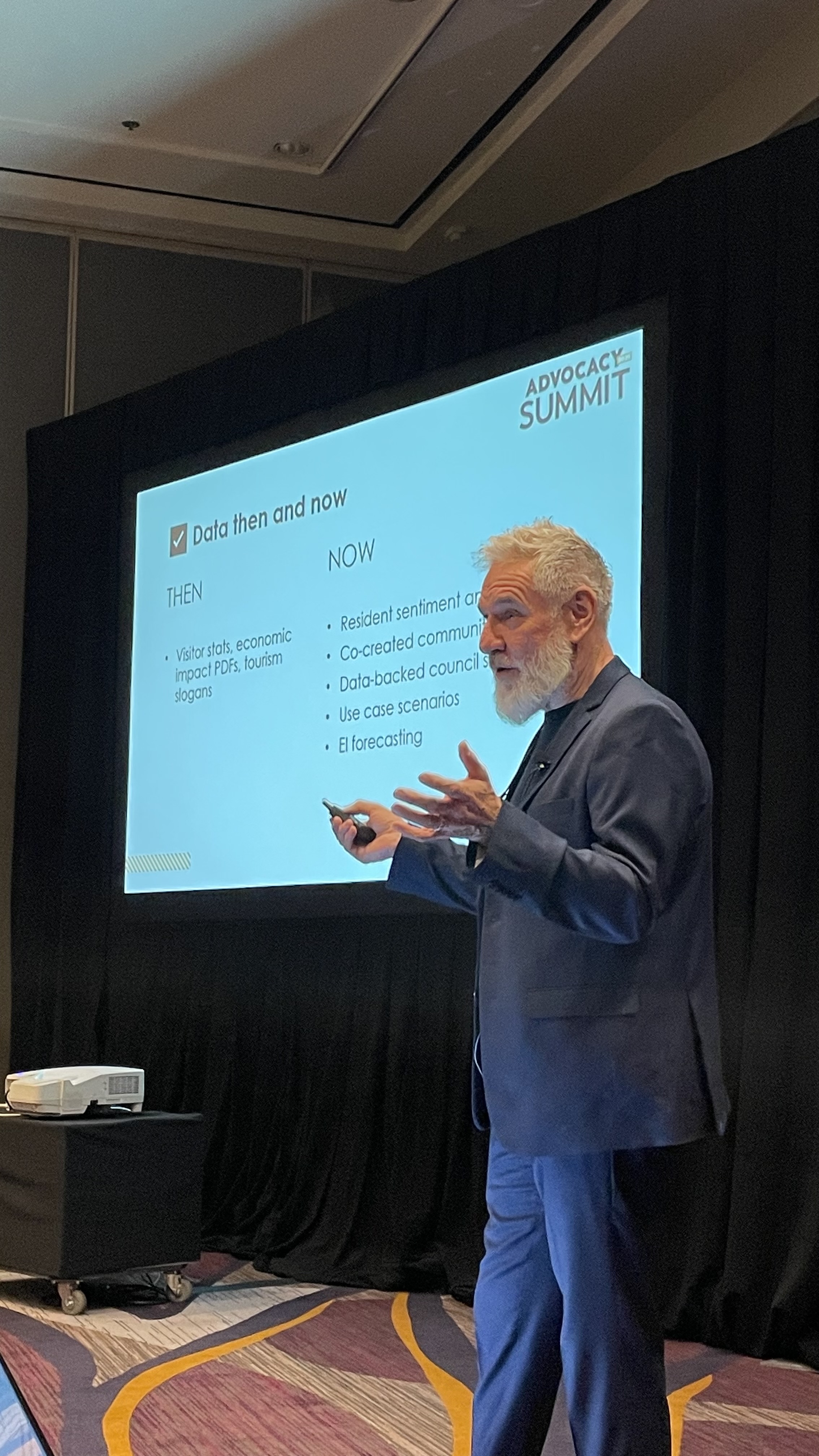 David Peacock speaking at Advocacy Summit