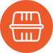 Food container icon