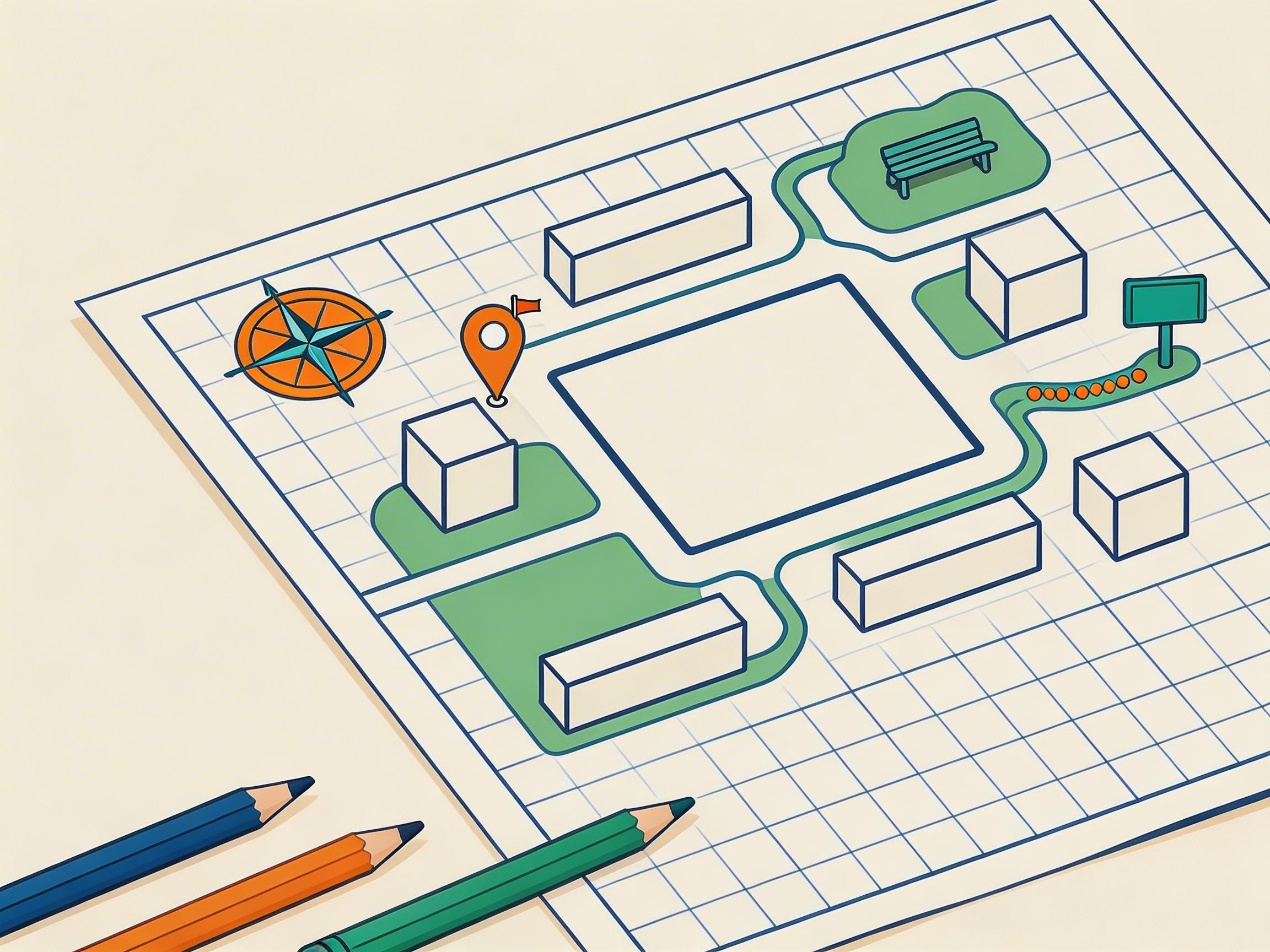 Blueprint illustration representing collaborative framework development