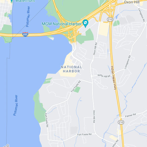 National Harbor map