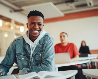 University partnerships stock image