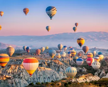 hot air balloons