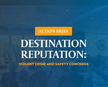 cover of destination reputation action brief: violent crime