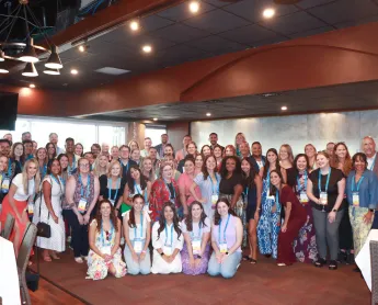 group of 30 under 30s at annual convention
