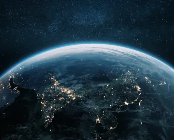 Earth at night
