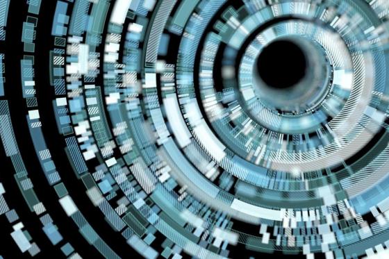 Computer Developed Image with circles