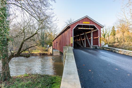 covered bridge in lancaster, PA