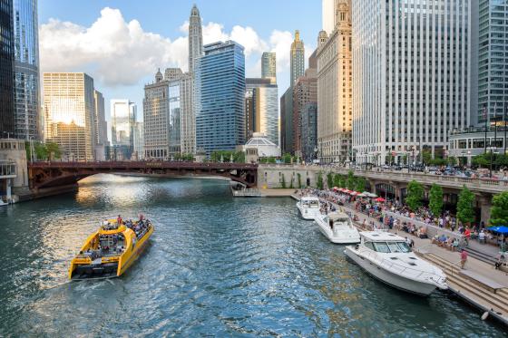 Chicago riverwalk