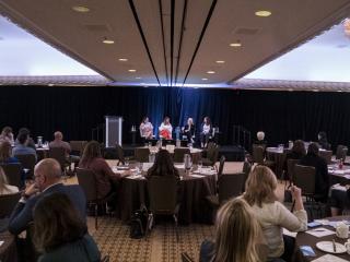 2019 Marketing & Communications Summit audience and panel discussion