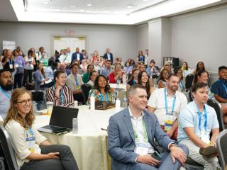 group of attendees at an Annual Convention session