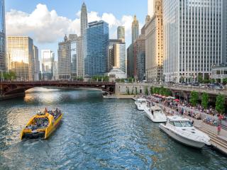 Chicago riverwalk