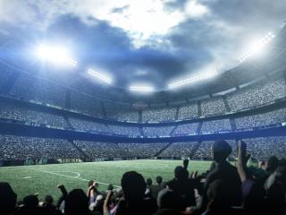 stadium full of fans