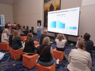 partner presenting at a flashes of brilliance session at annual convention