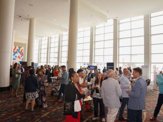 members and partners networking at annual convention