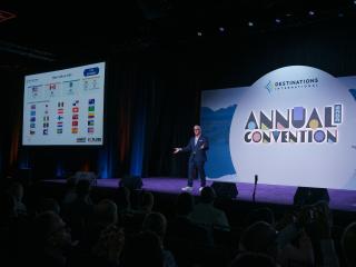 Don on stage at Annual Convention