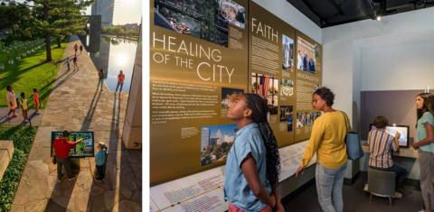 Guests interact and learn about the events of 1995 at the Oklahoma City National Memorial & Museum   Photo Credit: Oklahoma City National Memorial & Museum 