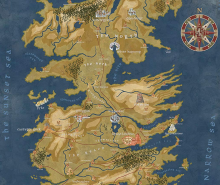 Map of Westeros | Game of Thrones