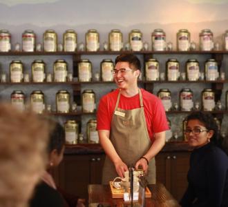 tea shop employee