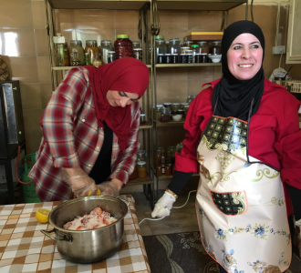 women cooking