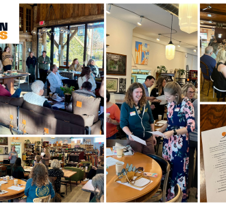 Mountain Mornings networking photos