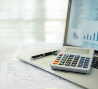calculator and spreadsheet