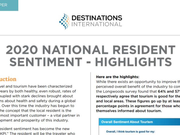 National Resident Sentiment White Paper